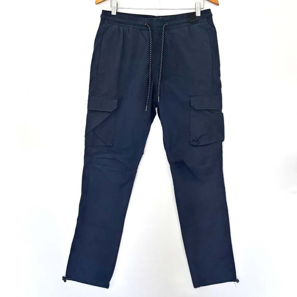 PacSun  mens Tech Cargo Pants‎ Navy Blue Medium